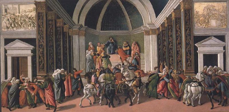 Sandro Botticelli Stories of Virginia Sweden oil painting art